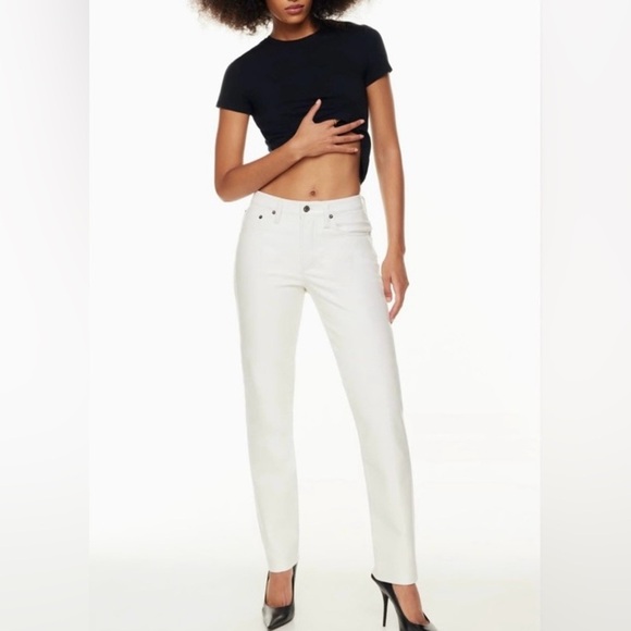 AGOLDE Recycled Leather Jeans Lyle NWT - Picture 11 of 13